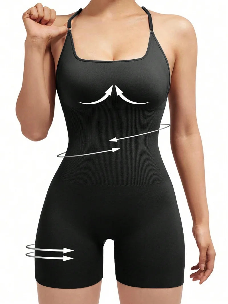 Sexy fitness jumpsuit para mujer